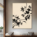 Abstract Art | Elegant Ink Blossoms