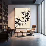 Abstract Art | Elegant Ink Blossoms