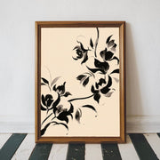 Abstract Art | Elegant Ink Blossoms