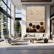 Wabi-Sabi Art | Fibrous Circle Textures