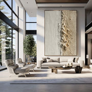 Wabi-Sabi Art | Textured Plaster Divide