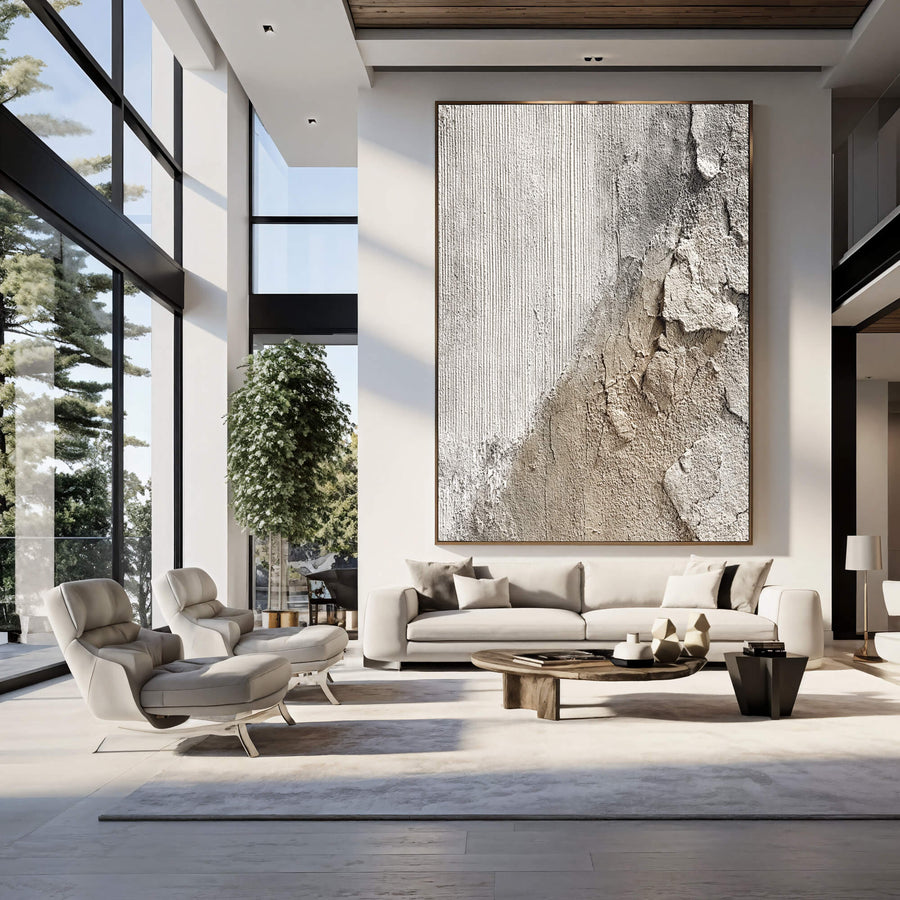 Wabi-Sabi Art | Weathered Plaster Edge