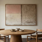 Wabi-Sabi Art | Pink Earth Layers