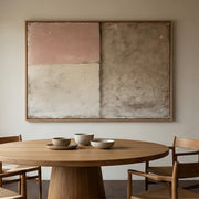 Wabi-Sabi Art | Pink Earth Layers