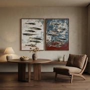 Wabi-Sabi Art | FISH Aqua Duet