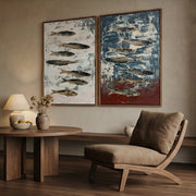 Wabi-Sabi Art | FISH Aqua Duet