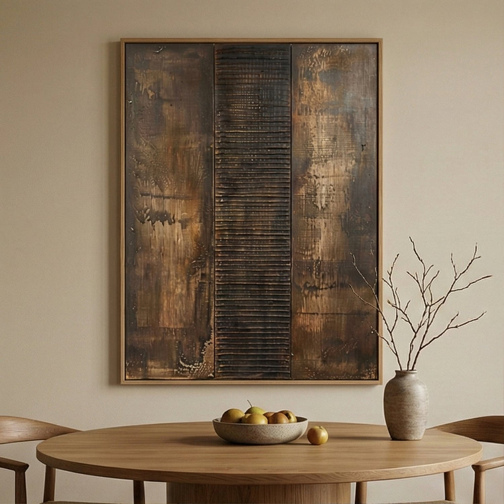 Wabi-Sabi Art | Timber Stripe