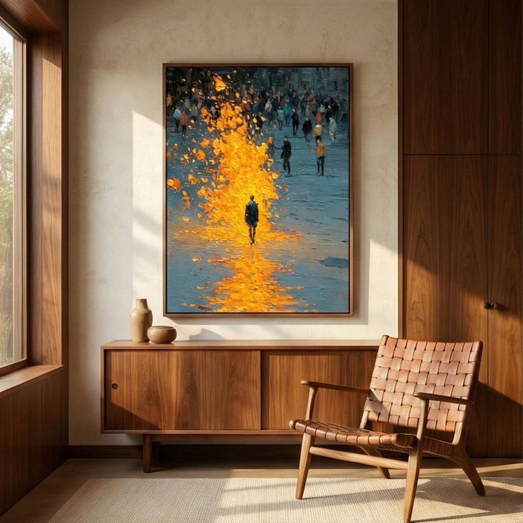 Surreal Art | Soloist in a Golden Tide