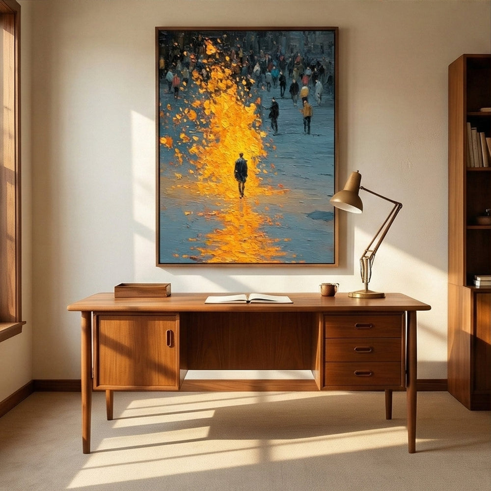 Surreal Art | Soloist in a Golden Tide