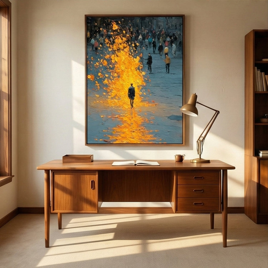 Surreal Art | Soloist in a Golden Tide