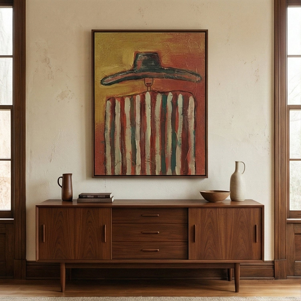 Vintage Americana Art | Tropical Noonday