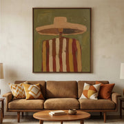 Vintage Americana Art | Voyager in Veridian Haze