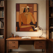 Vintage Americana Art | Solitude at Noon