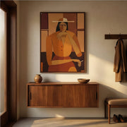 Vintage Americana Art | Solitude at Noon