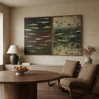 Wabi-Sabi Art | FISH Shoal in Dusk