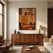 Vintage Americana Art | Solitude at Noon