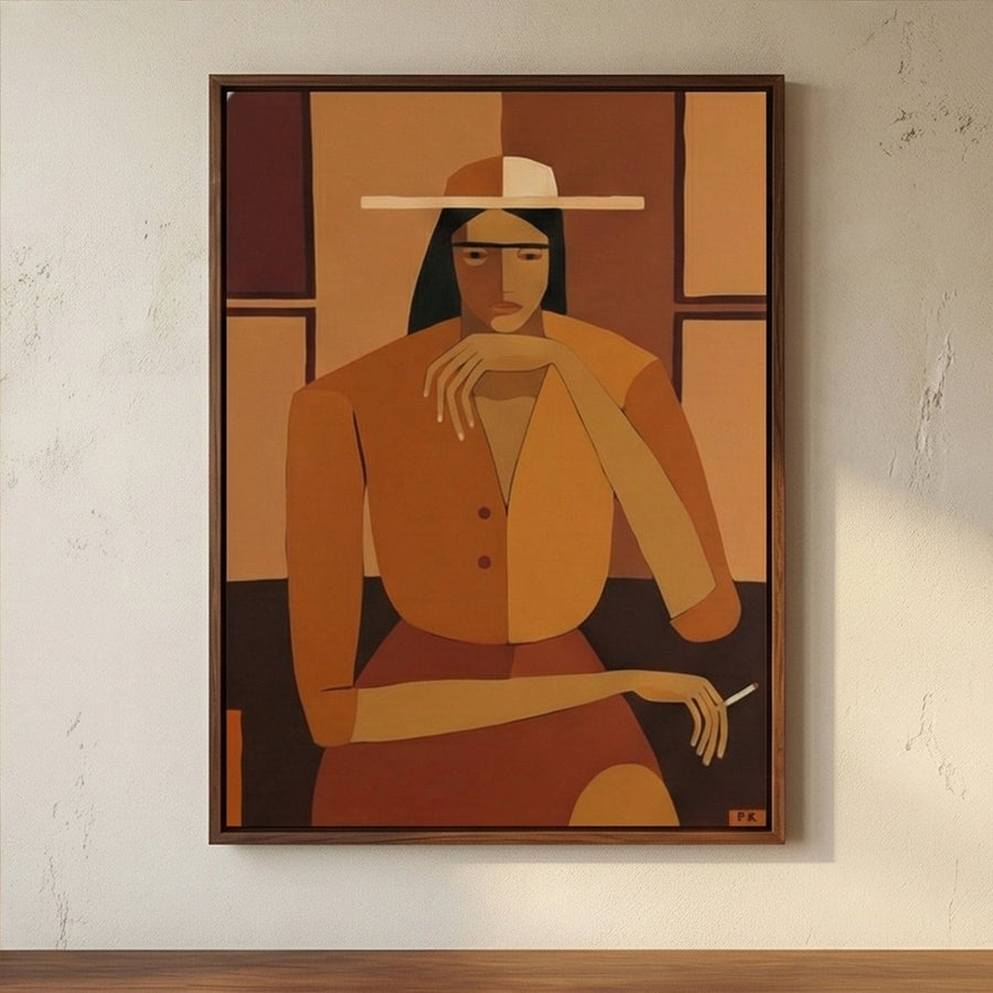 Vintage Americana Art | Solitude at Noon
