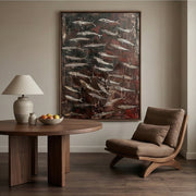 Wabi-Sabi Art | Fish Silver Shoal