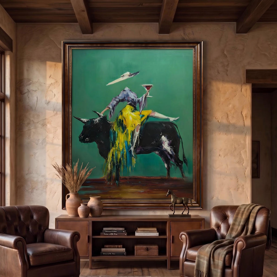 POP Art | Velvet Toast of the Emerald Bull