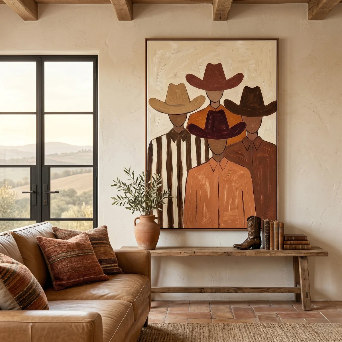 Vintage Americana Art | Quiet Brotherhood