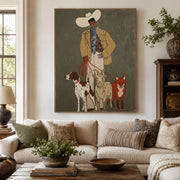 Vintage Americana Art | The Herder