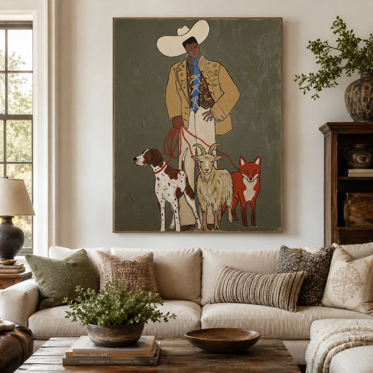 Vintage Americana Art | The Herder