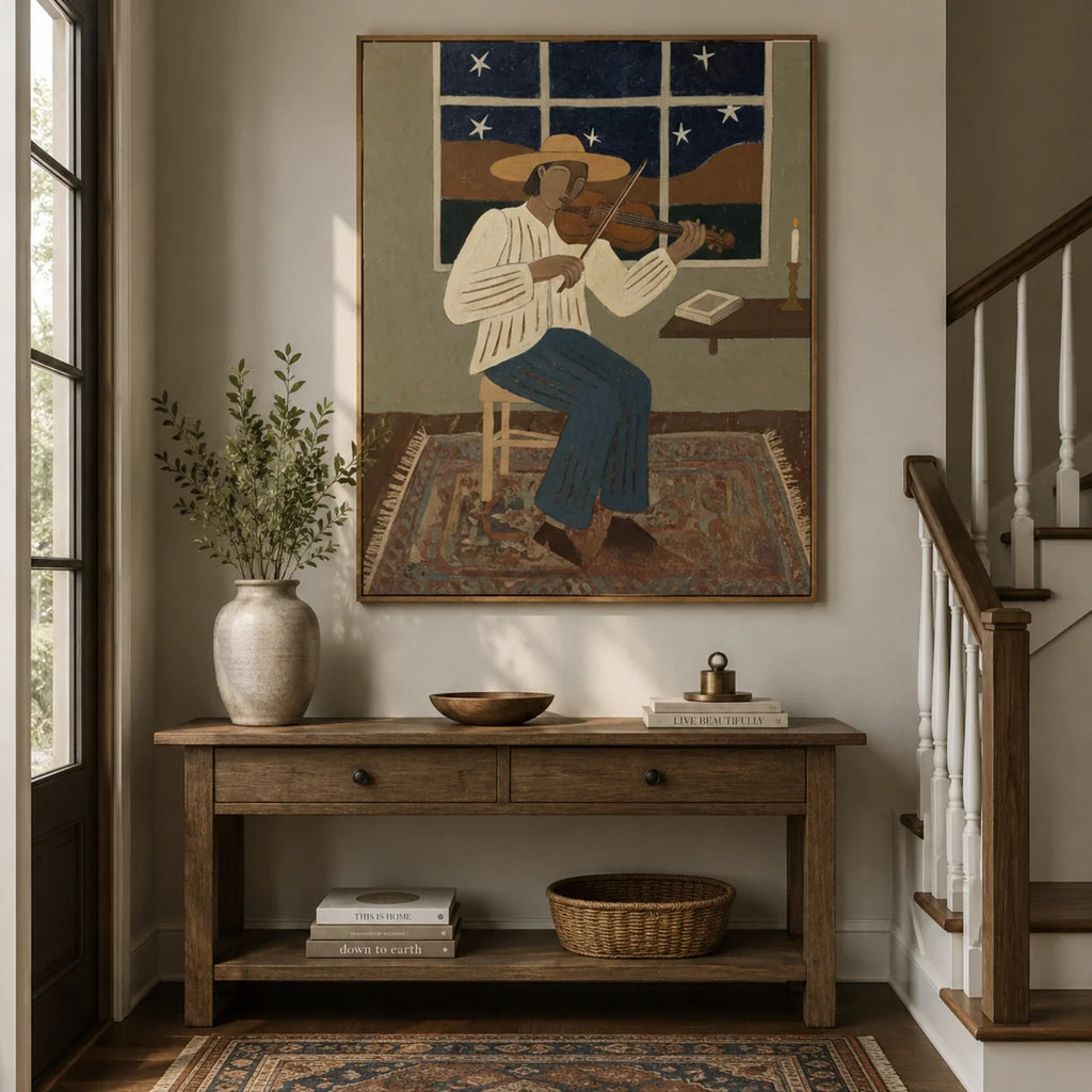 Vintage Americana Art | Starlit Sonata