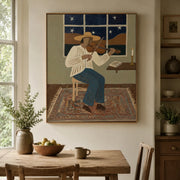 Vintage Americana Art | Starlit Sonata