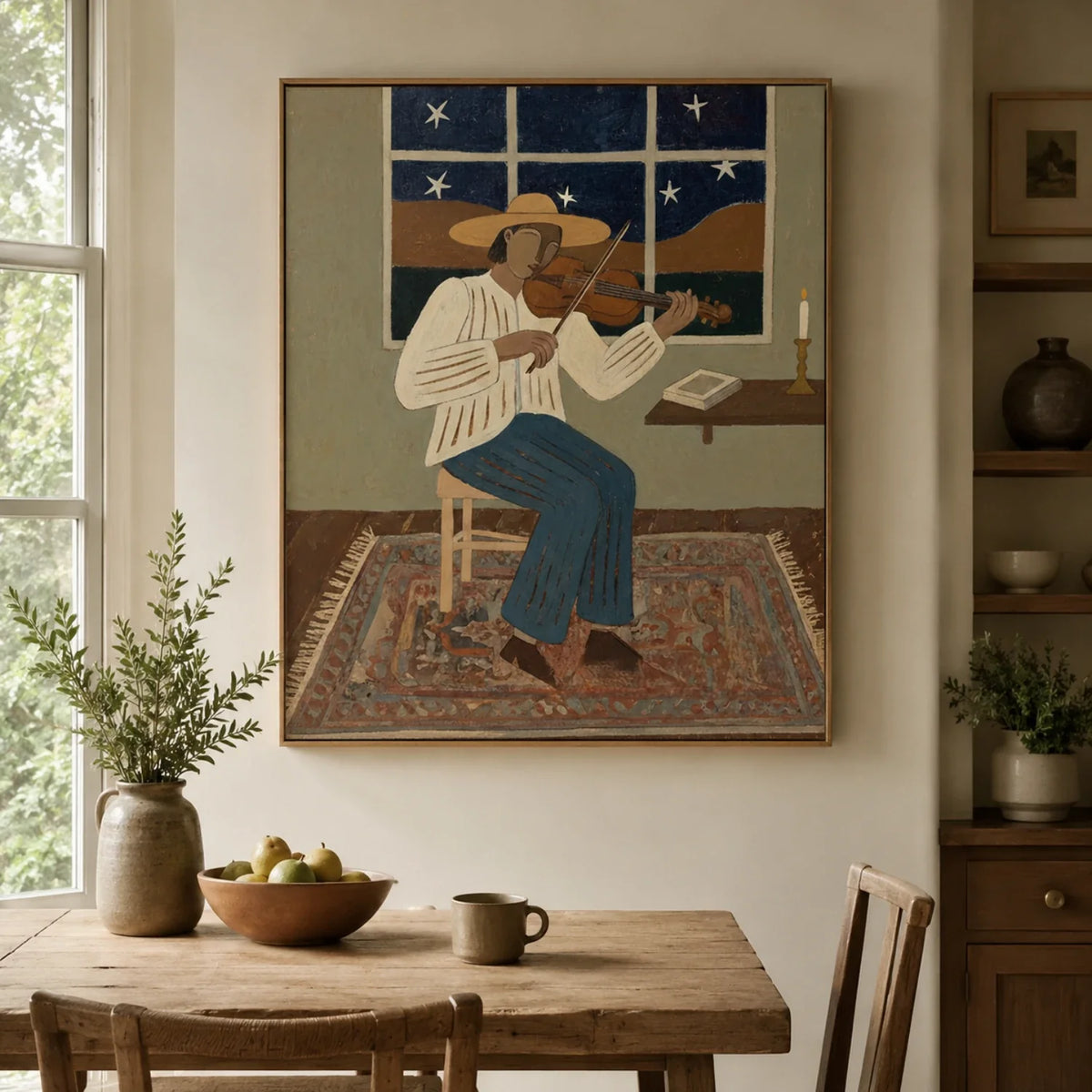 Vintage Americana Art | Starlit Sonata