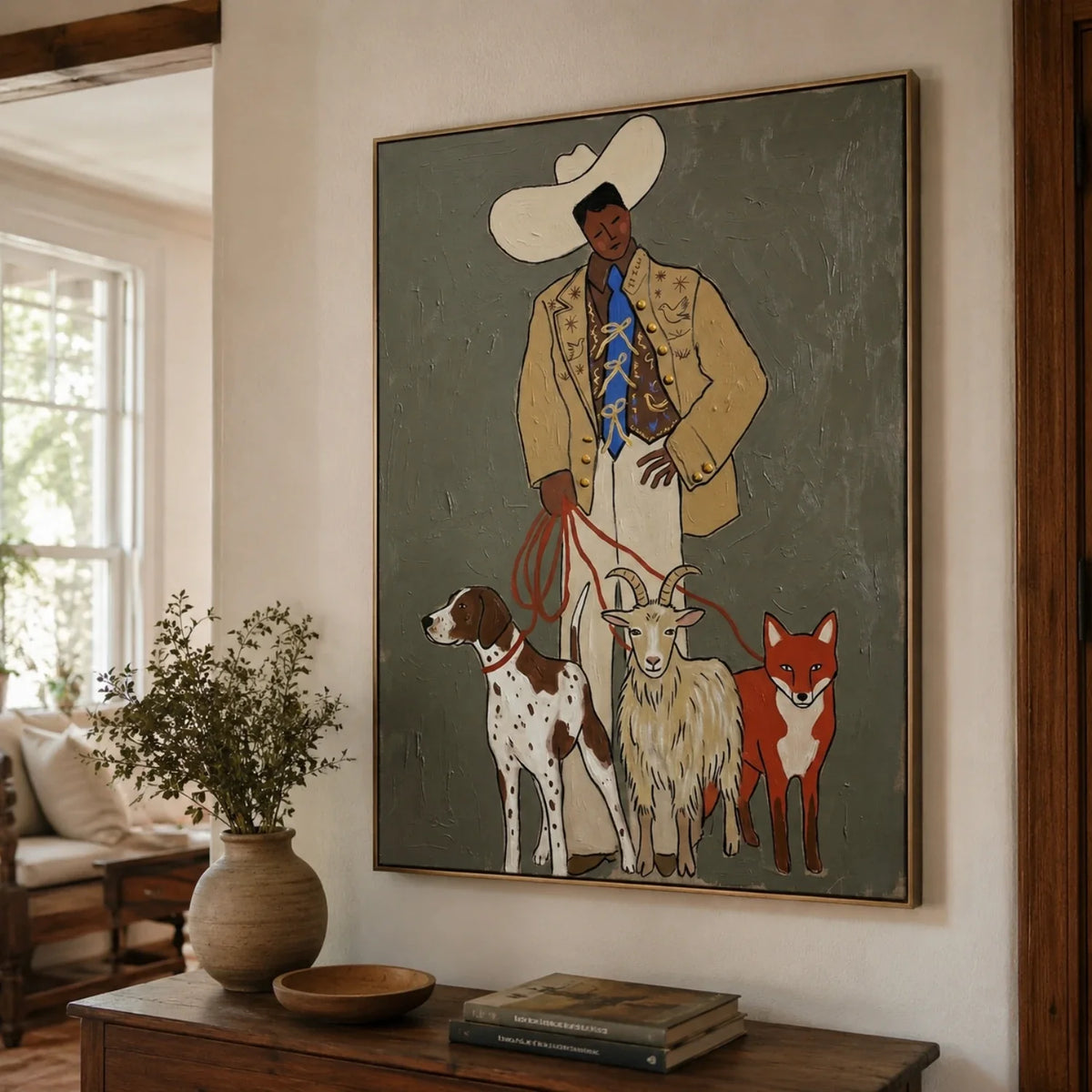 Vintage Americana Art | The Herder