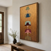 Vintage Americana Art | Vertical Whispers Of Strangers
