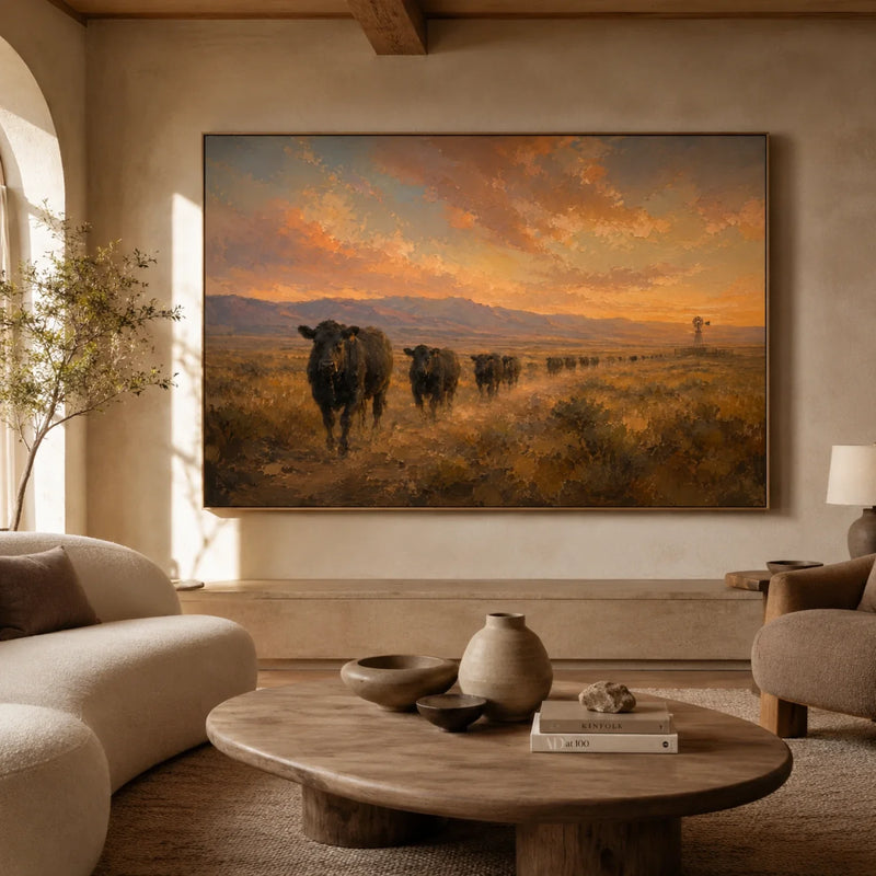 Vintage Americana Art | The Long Return of Light