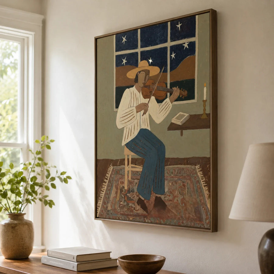 Vintage Americana Art | Starlit Sonata