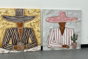 Vintage Americana Art | Desert Blush Duo