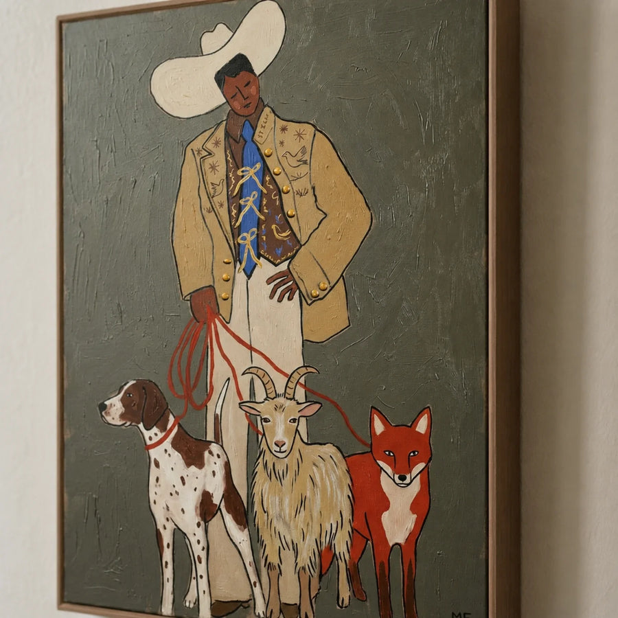 Vintage Americana Art | The Herder