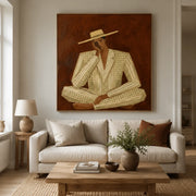 Vintage Americana Art | The Poise of Silence