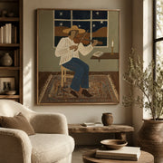 Vintage Americana Art | Starlit Sonata
