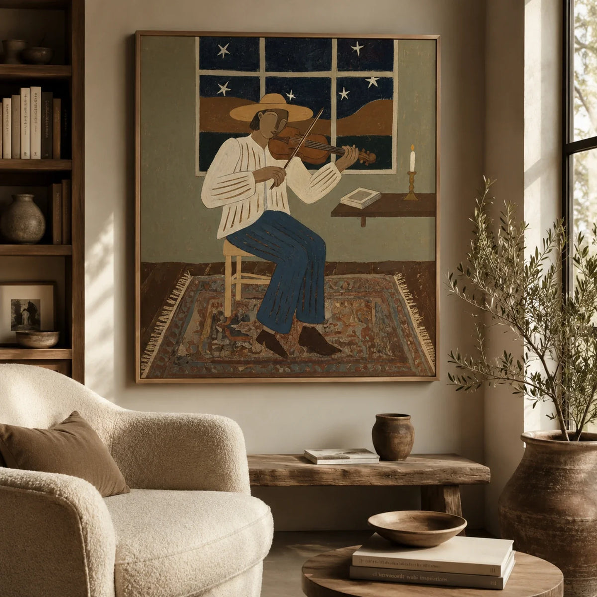 Vintage Americana Art | Starlit Sonata