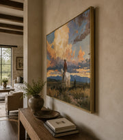 Vintage Americana Art | Frontier Golden Hour