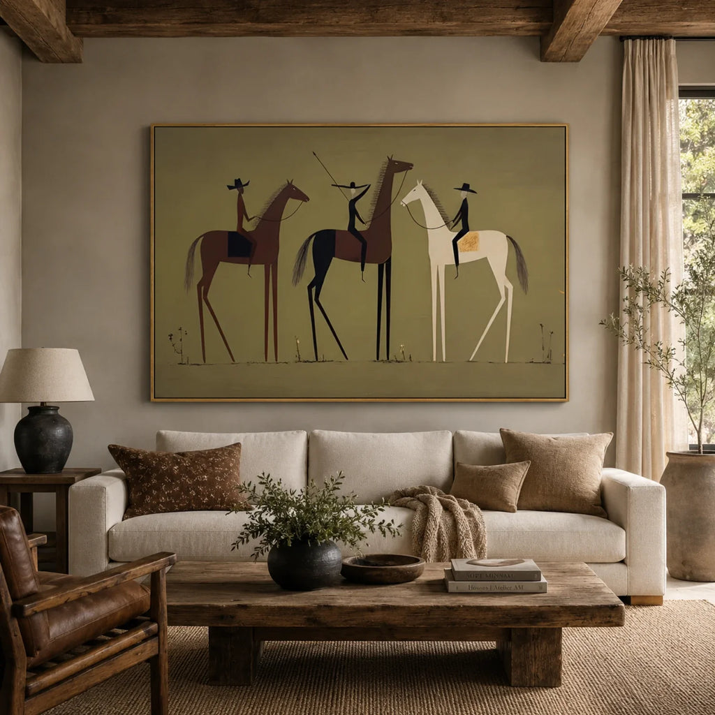 Vintage Americana Art | Frontier Echo