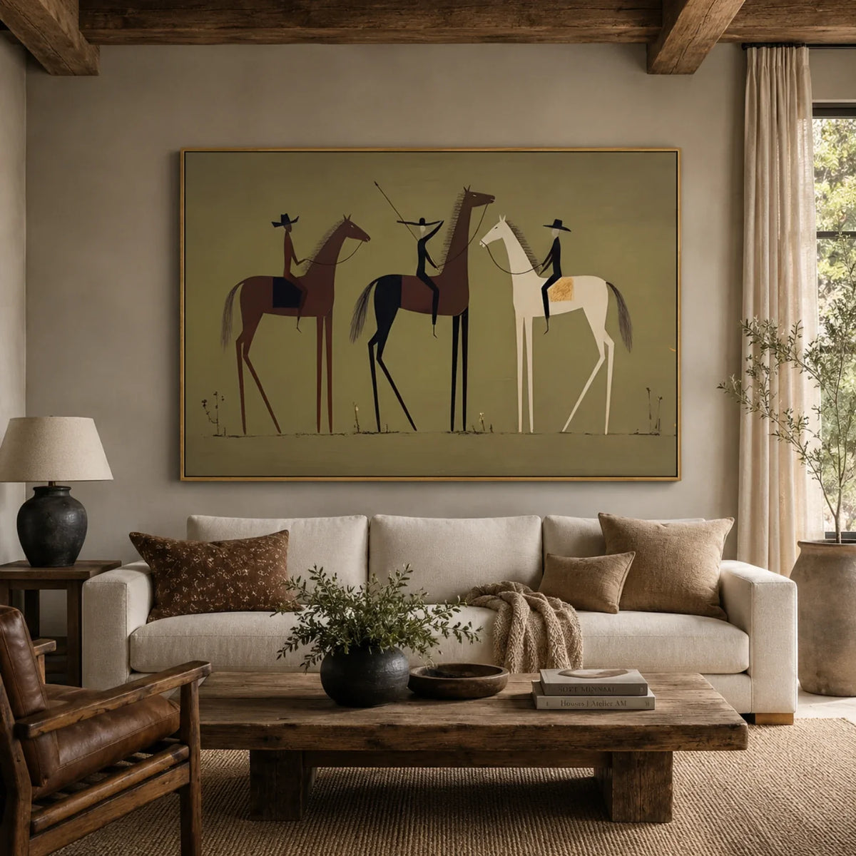 Vintage Americana Art | Frontier Echo