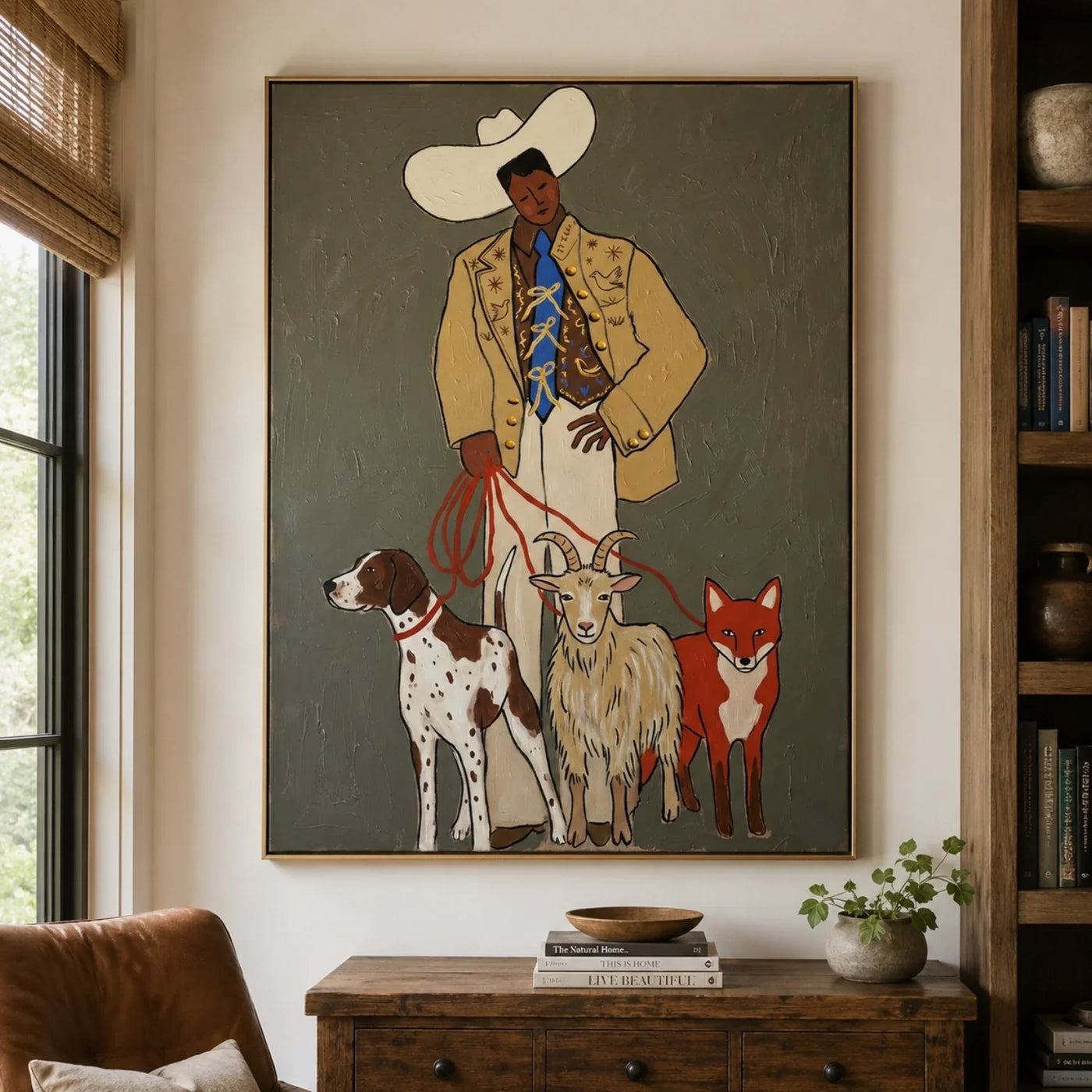 Vintage Americana Art | The Herder