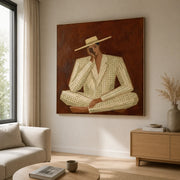 Vintage Americana Art | The Poise of Silence