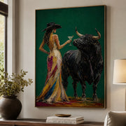 POP Art | Bull & Cocktail Lady