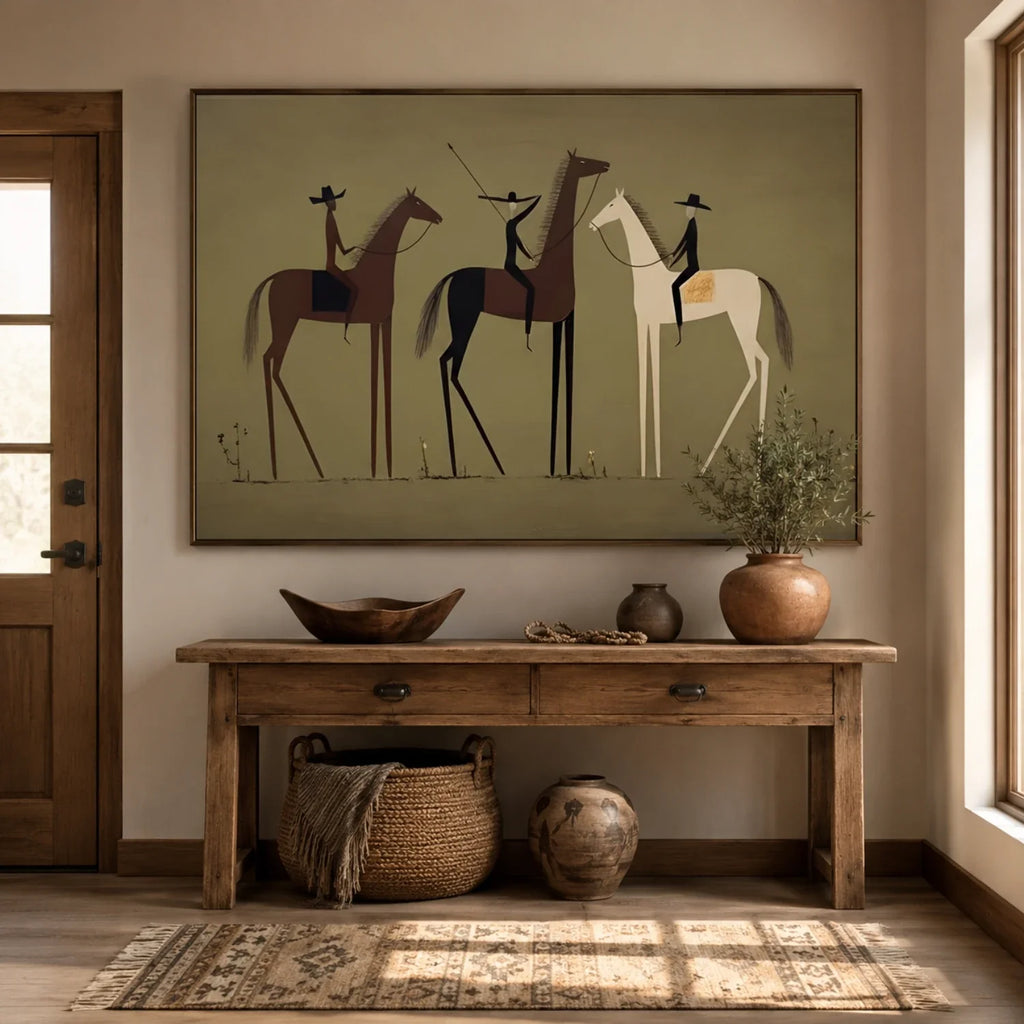Vintage Americana Art | Frontier Echo