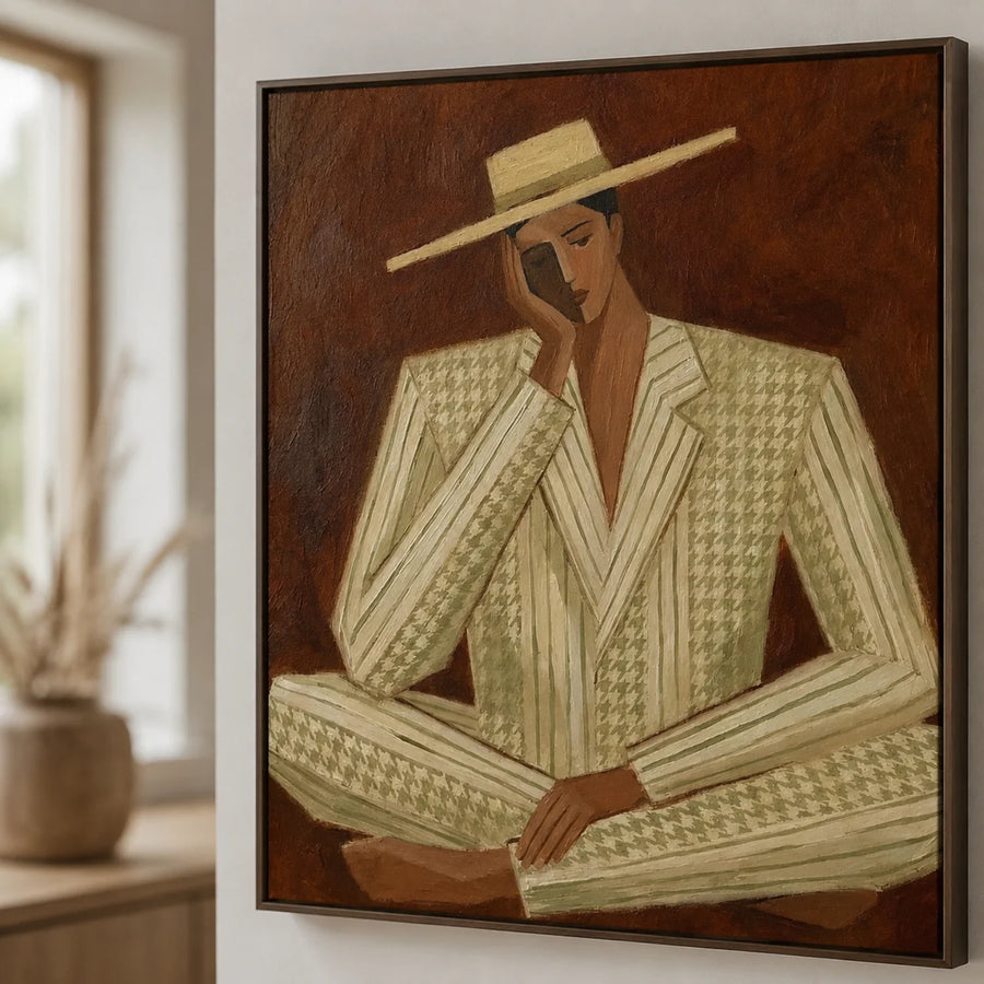 Vintage Americana Art | The Poise of Silence