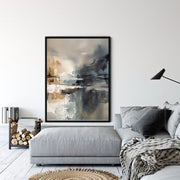 Abstract Art | Misty City Reflections