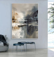 Abstract Art | Misty City Reflections