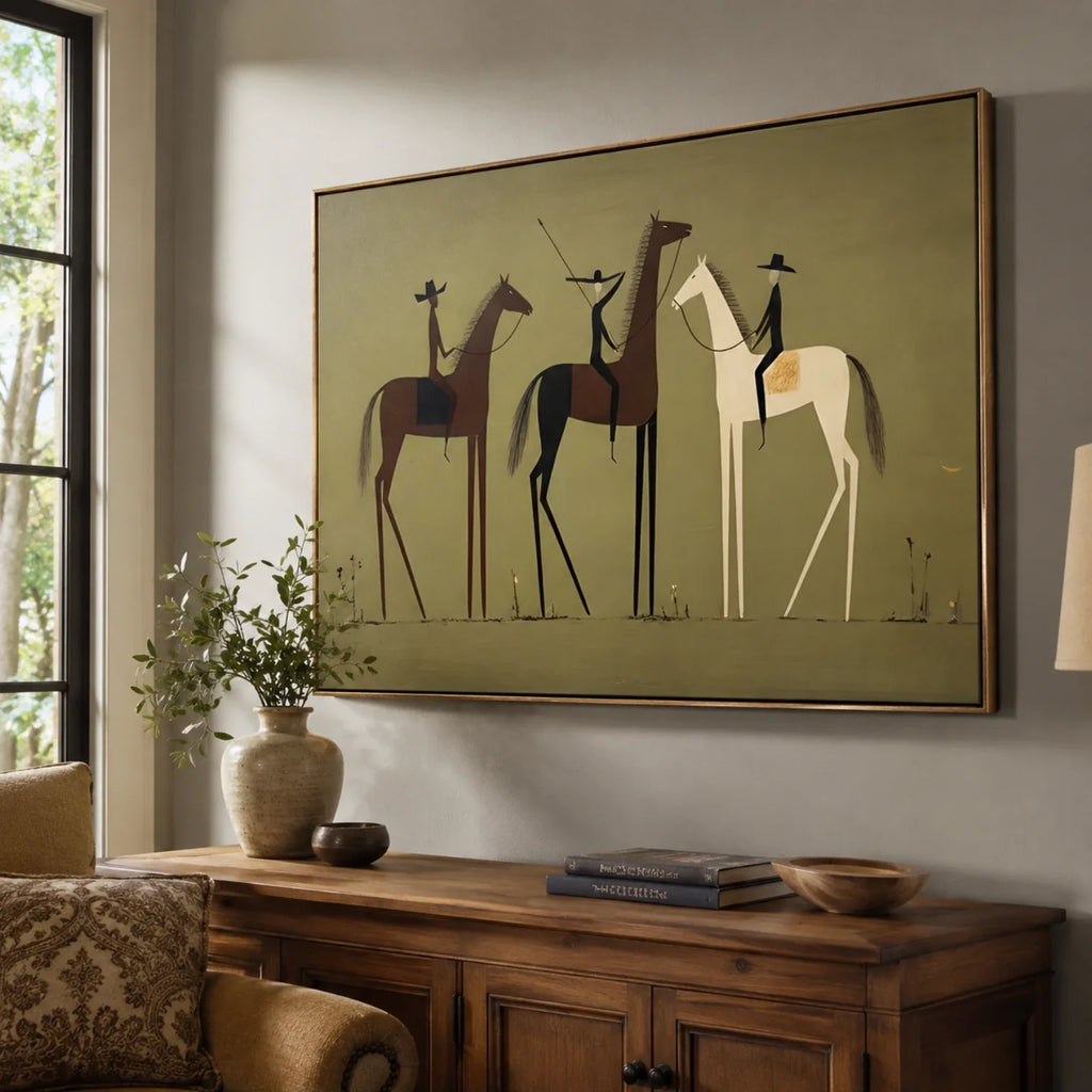 Vintage Americana Art | Frontier Echo