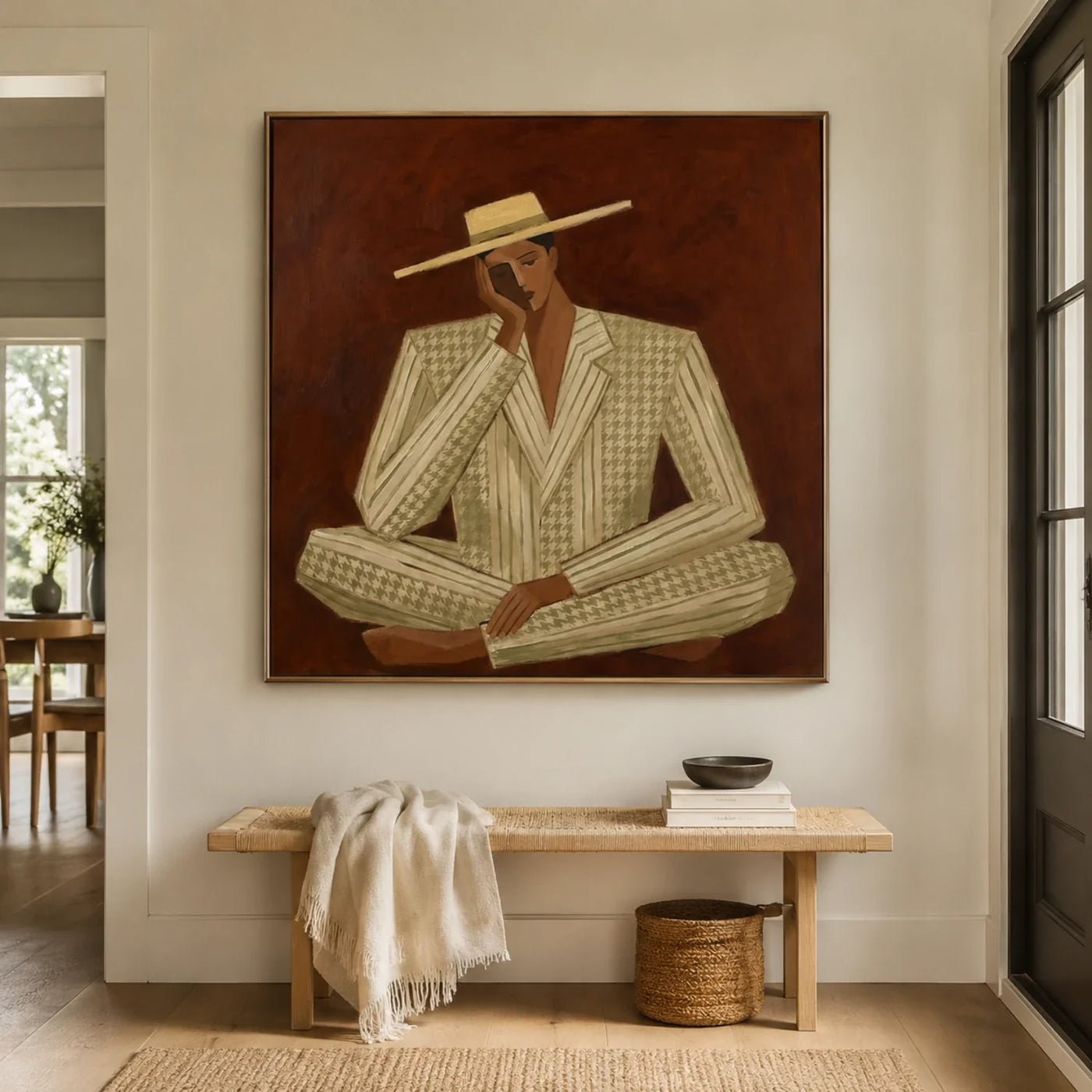 Vintage Americana Art | The Poise of Silence
